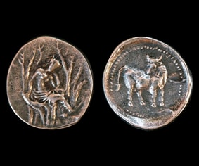 Stater aus Gortyn: Europa in der Platane (Nachbildung) 
