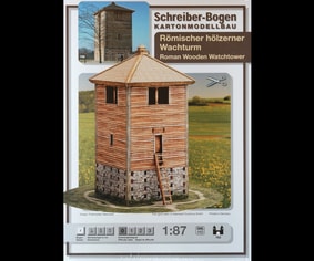 Modellbaubogen "Hölzerner römischer Wachturm" 