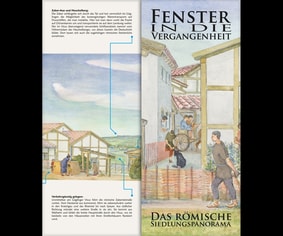 Leporello "Fenster in die Vergangenheit: Das römische Siedlungspanorama" 