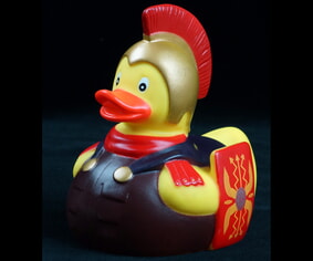 Bade-Ente "Römischer Soldat" 