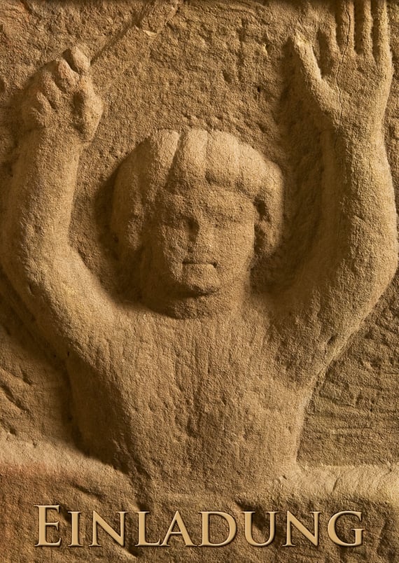 Mithräum II Archäologische Freilichtanlage Mithras Enthüllung Kultbild Einweihung