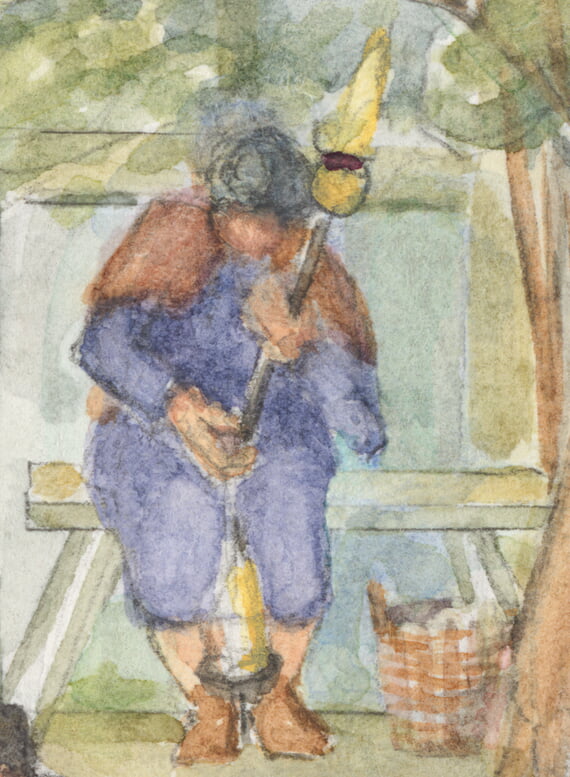 Spinnen Panoramawand