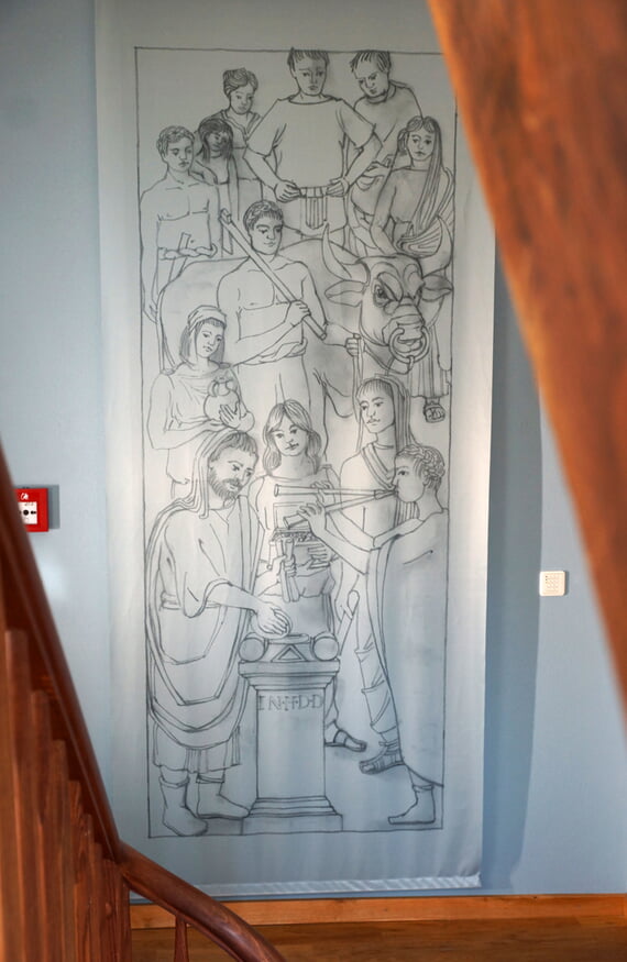 Treppenhaus Rekonstruktion Inwertsetzung