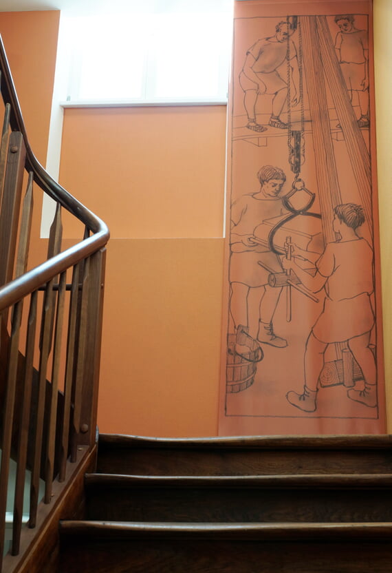 Treppenhaus Rekonstruktion Inwertsetzung