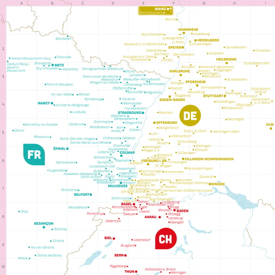 Das Verbreitungsgebiet des Museums-PASS-Mus&eacute;es im Jahr 2026.