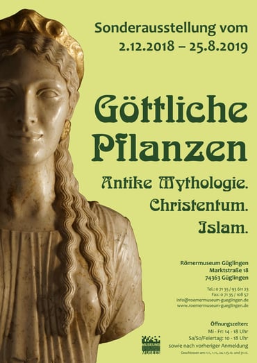 Plakat Sonderausstellung Göttliche Pflanzen