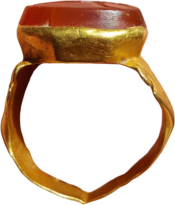 Gemme römisch Fingerring Gold Schmuck Mars